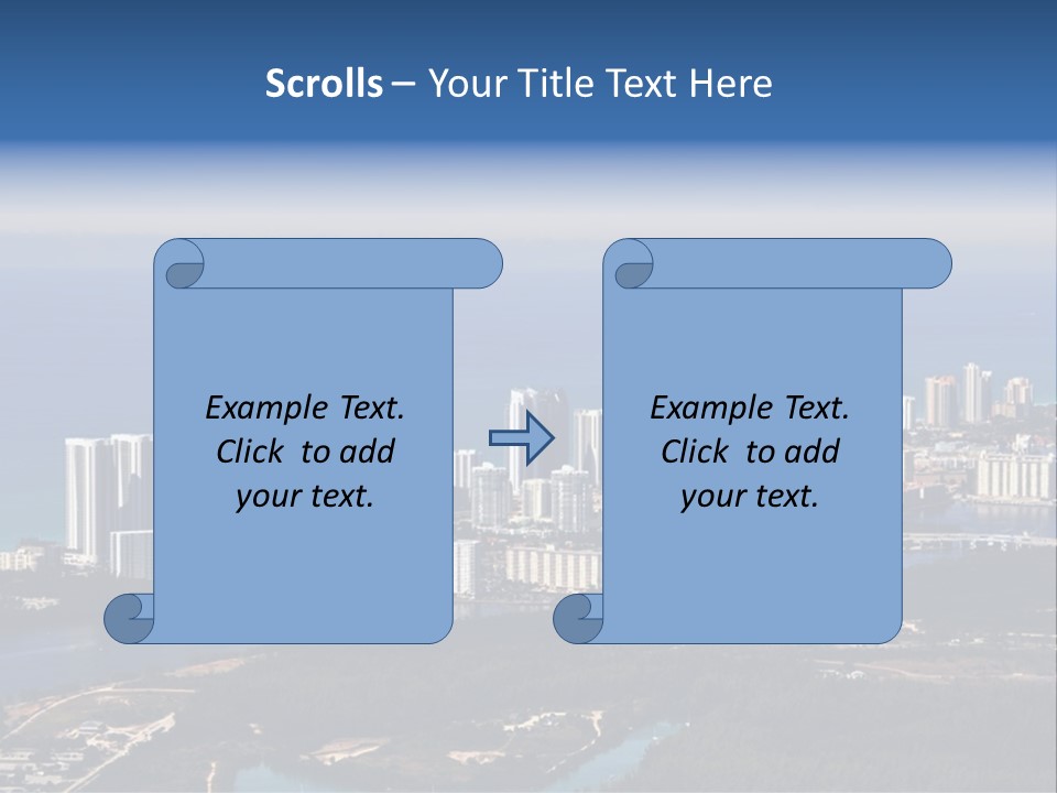 Ocean Aerial Sunny PowerPoint Template