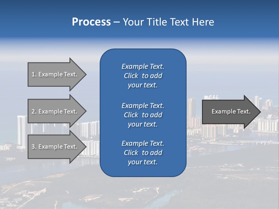 Ocean Aerial Sunny PowerPoint Template