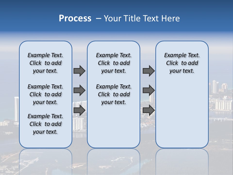 Ocean Aerial Sunny PowerPoint Template