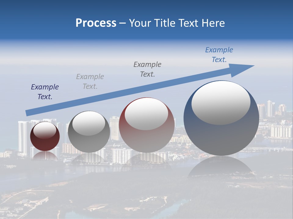 Ocean Aerial Sunny PowerPoint Template