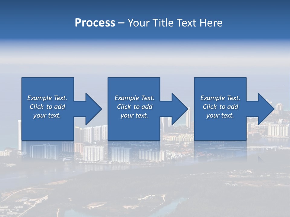 Ocean Aerial Sunny PowerPoint Template