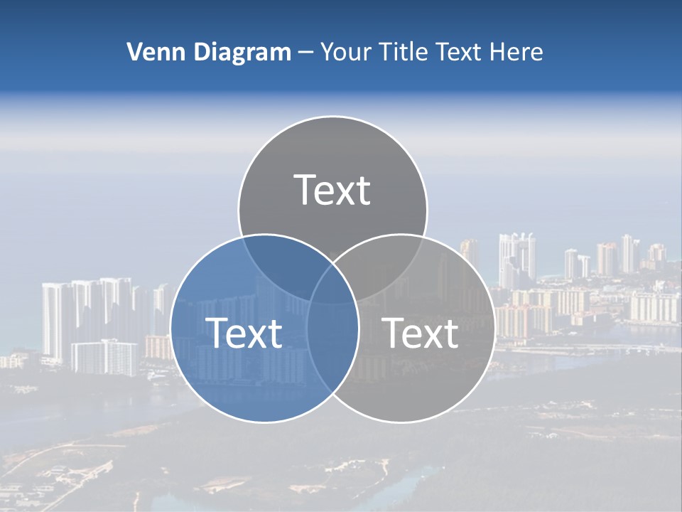 Ocean Aerial Sunny PowerPoint Template