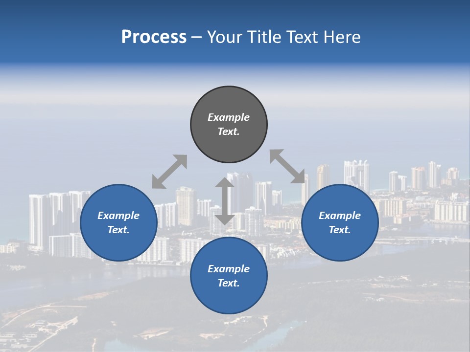 Ocean Aerial Sunny PowerPoint Template