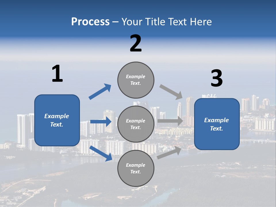 Ocean Aerial Sunny PowerPoint Template