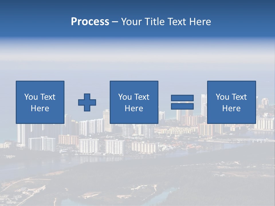 Ocean Aerial Sunny PowerPoint Template