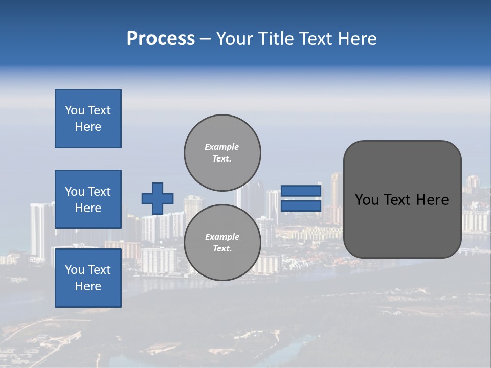 Ocean Aerial Sunny PowerPoint Template