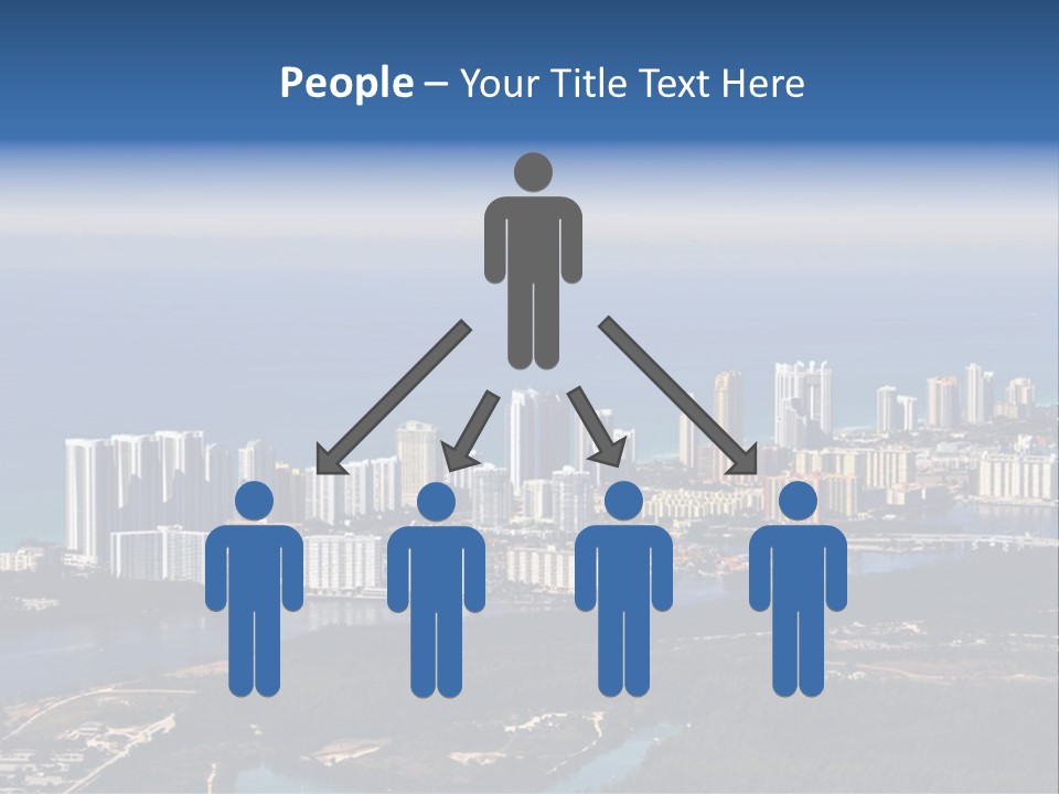 Ocean Aerial Sunny PowerPoint Template