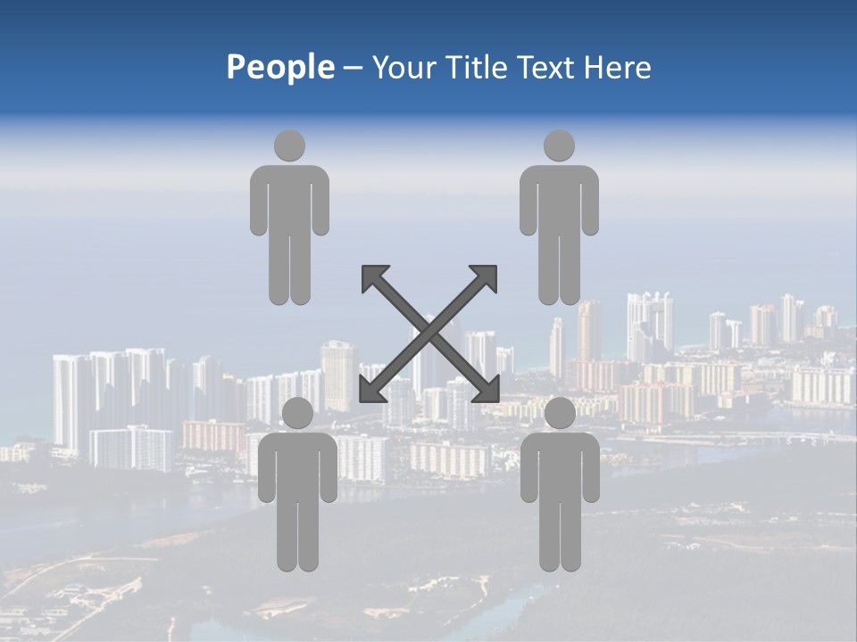 Ocean Aerial Sunny PowerPoint Template