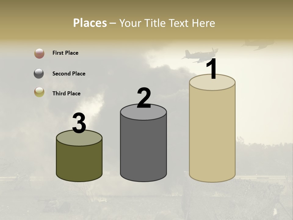 War Sepia Warfare PowerPoint Template