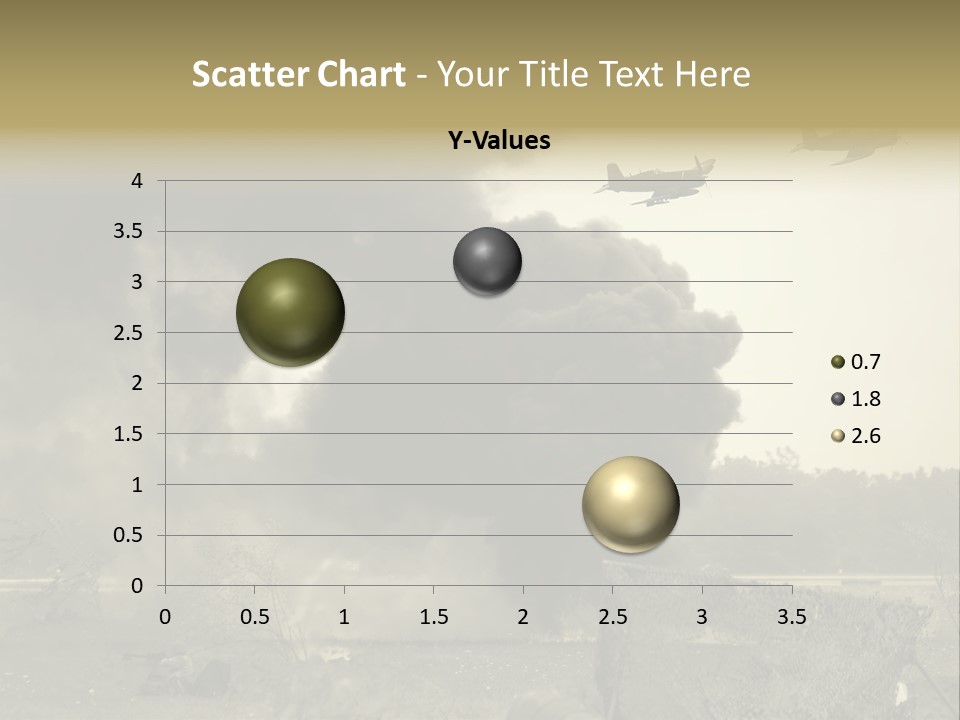War Sepia Warfare PowerPoint Template