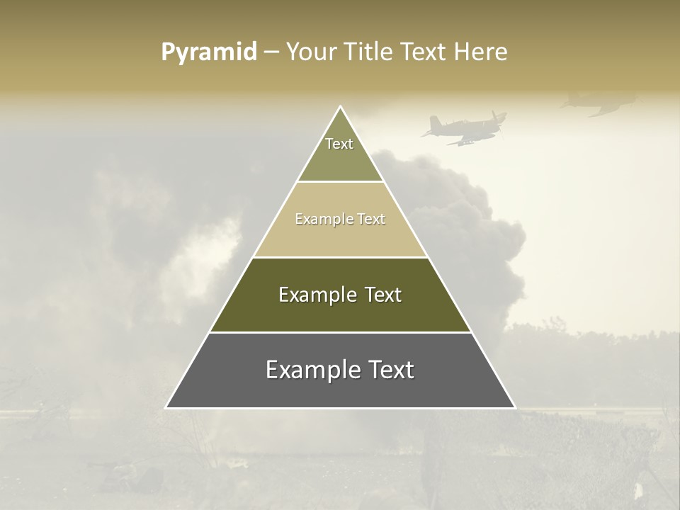 War Sepia Warfare PowerPoint Template