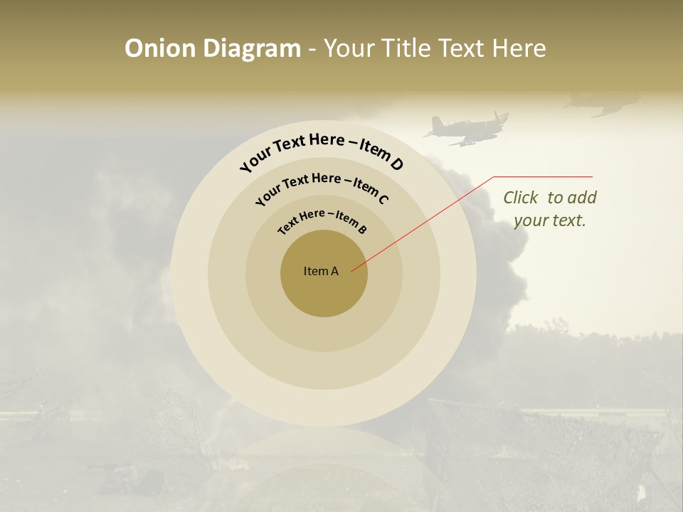 War Sepia Warfare PowerPoint Template