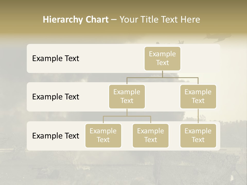 War Sepia Warfare PowerPoint Template