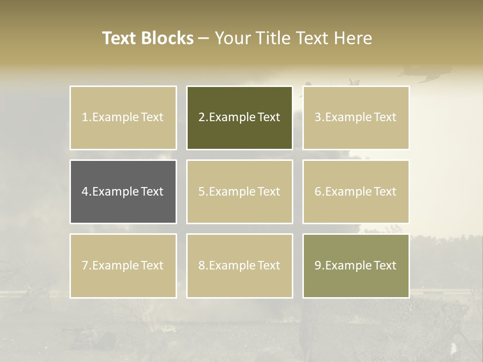 War Sepia Warfare PowerPoint Template