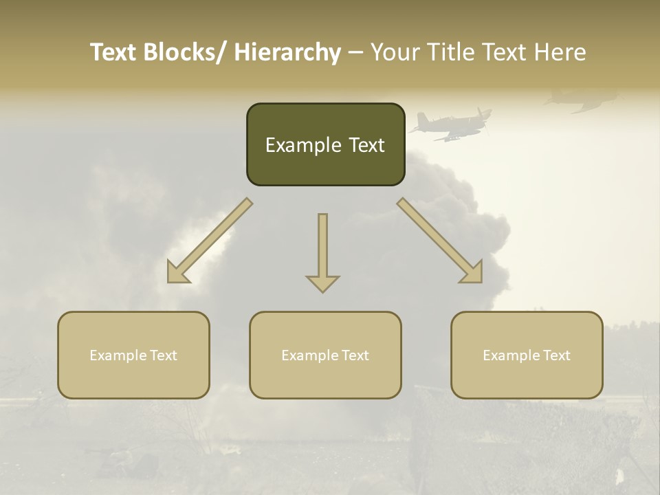 War Sepia Warfare PowerPoint Template
