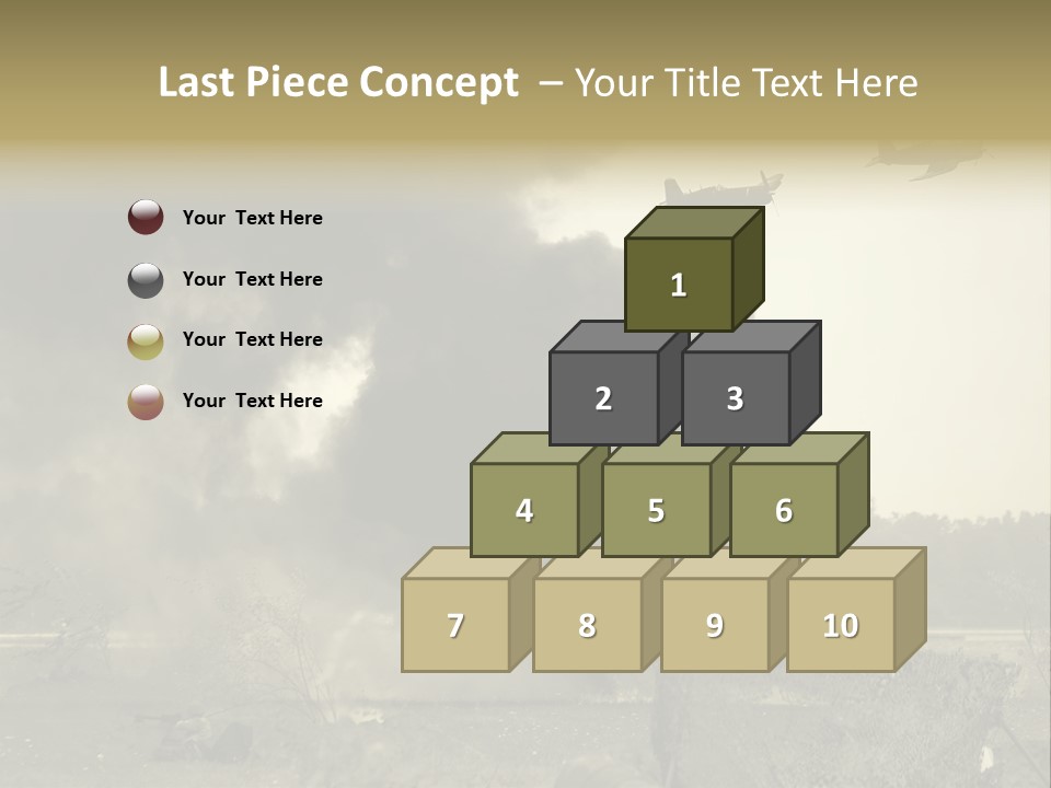 War Sepia Warfare PowerPoint Template