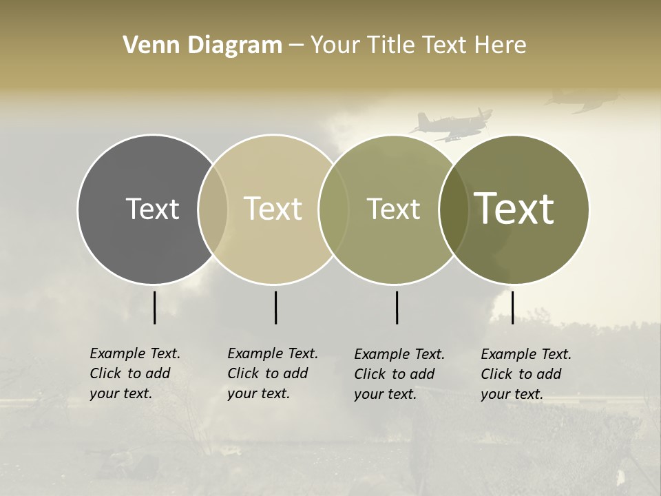 War Sepia Warfare PowerPoint Template