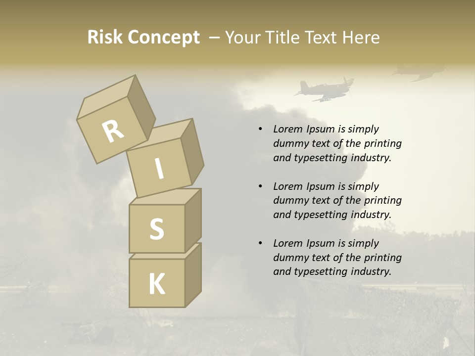 War Sepia Warfare PowerPoint Template