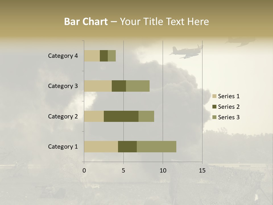 War Sepia Warfare PowerPoint Template