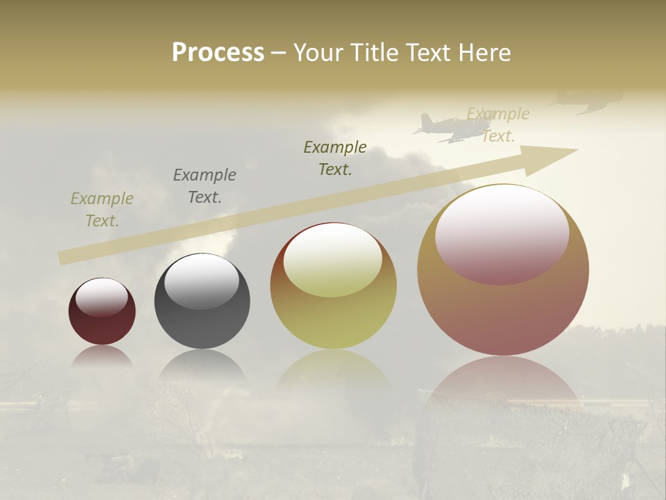 War Sepia Warfare PowerPoint Template