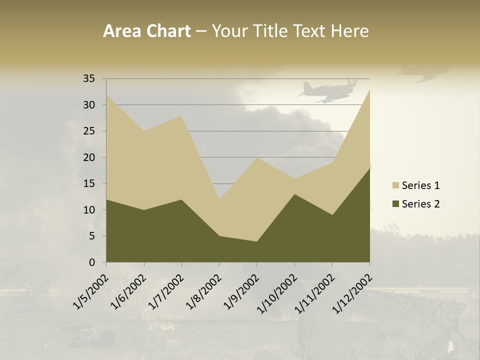War Sepia Warfare PowerPoint Template