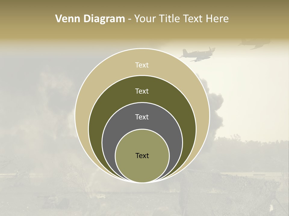War Sepia Warfare PowerPoint Template