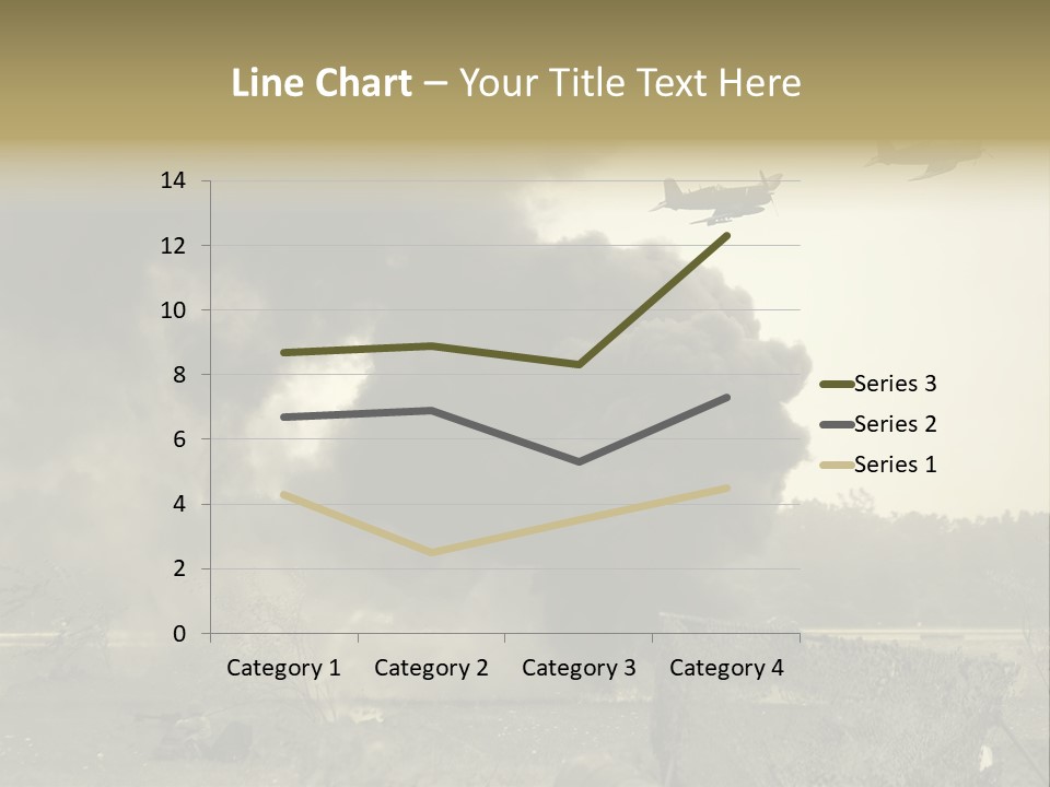 War Sepia Warfare PowerPoint Template