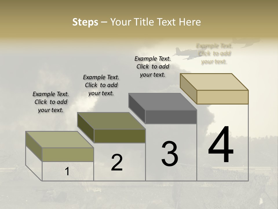 War Sepia Warfare PowerPoint Template