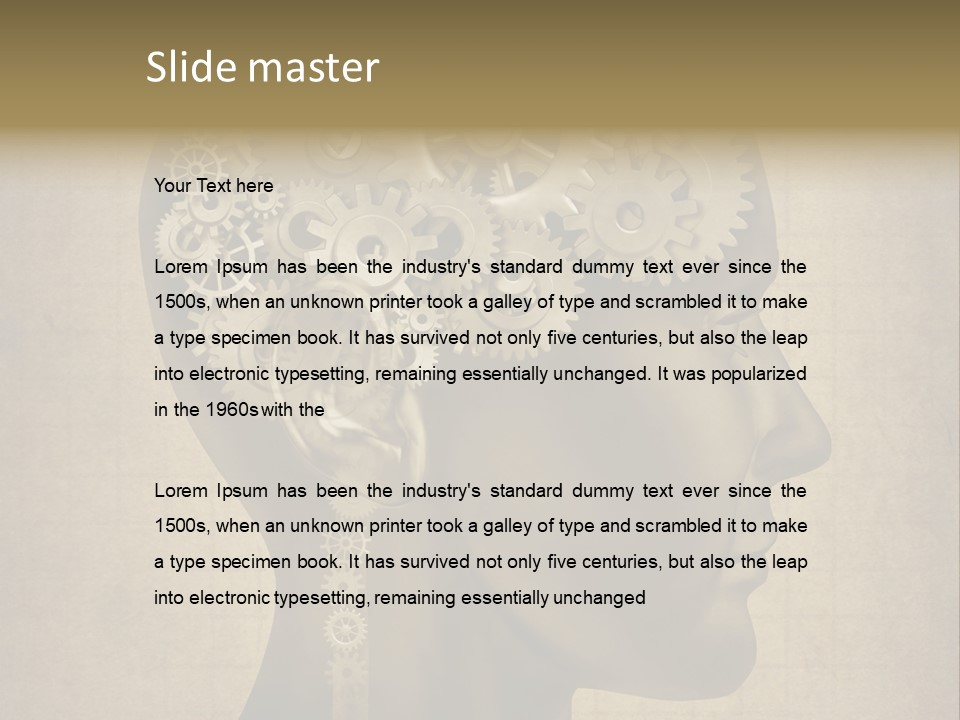 Transparent Old Medical PowerPoint Template