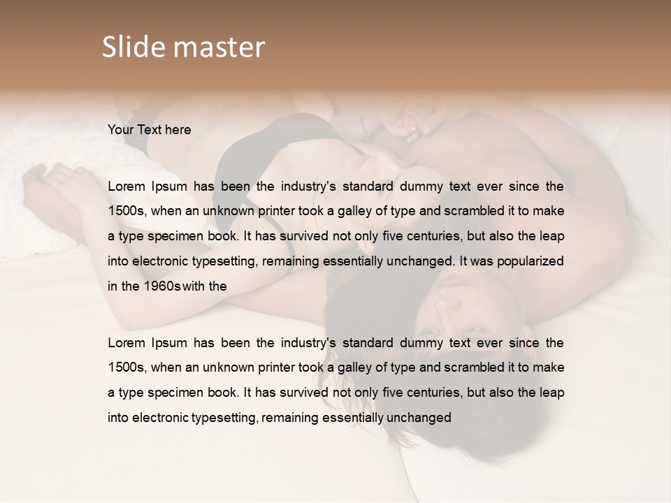 Married Pair Depression PowerPoint Template