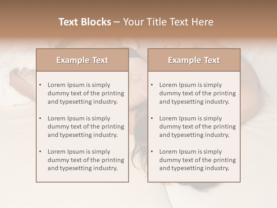 Married Pair Depression PowerPoint Template