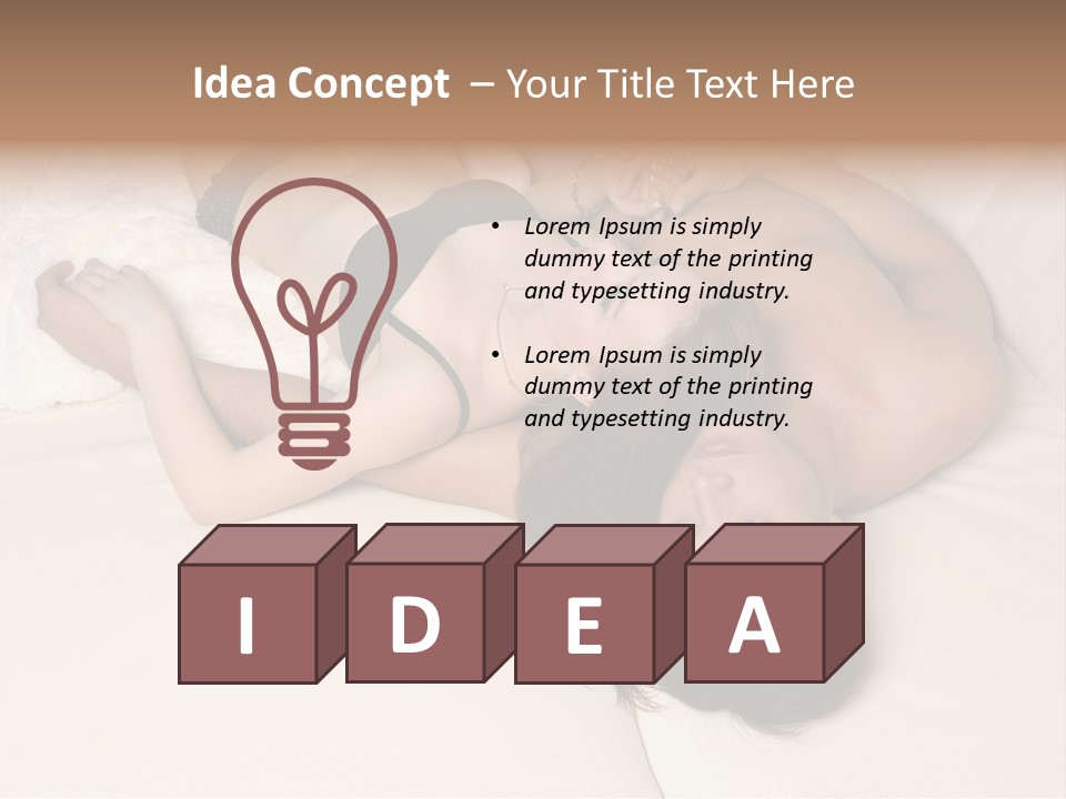 Married Pair Depression PowerPoint Template