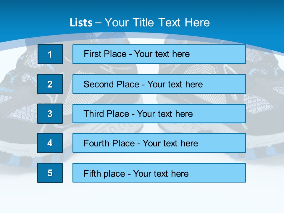 Modern Style Sneakers PowerPoint Template
