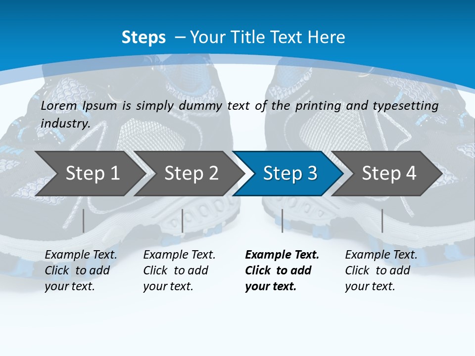 Modern Style Sneakers PowerPoint Template