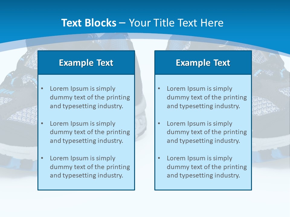Modern Style Sneakers PowerPoint Template