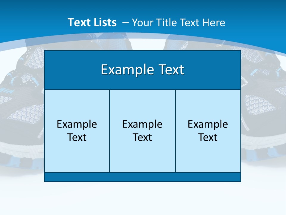 Modern Style Sneakers PowerPoint Template