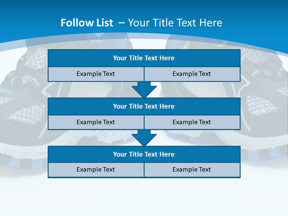 Modern Style Sneakers PowerPoint Template