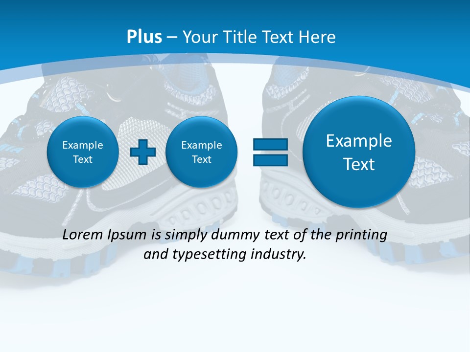 Modern Style Sneakers PowerPoint Template