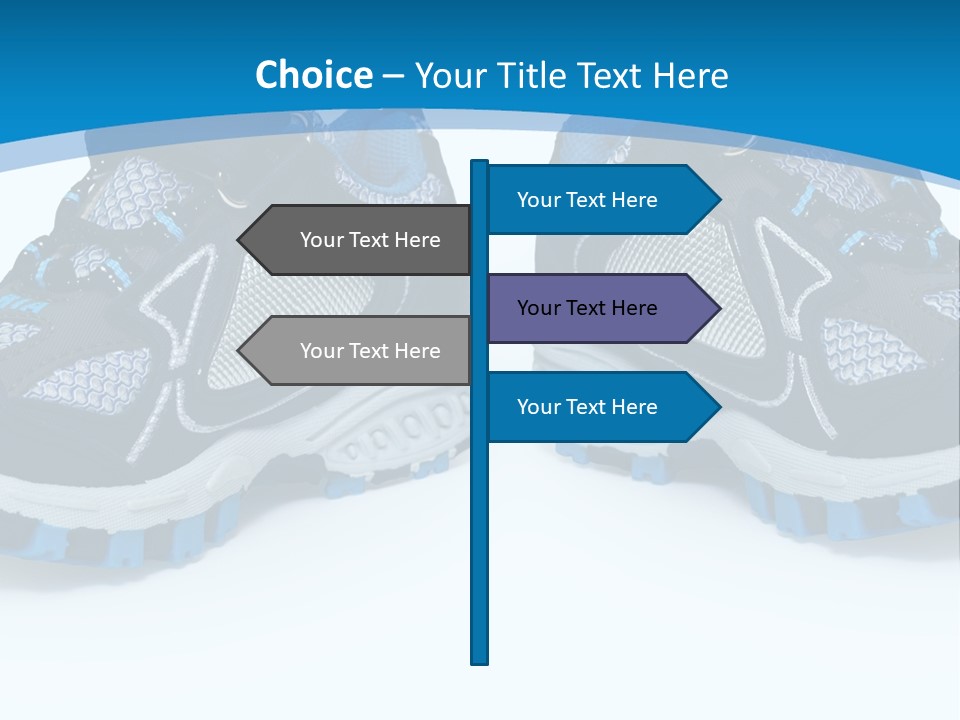 Modern Style Sneakers PowerPoint Template
