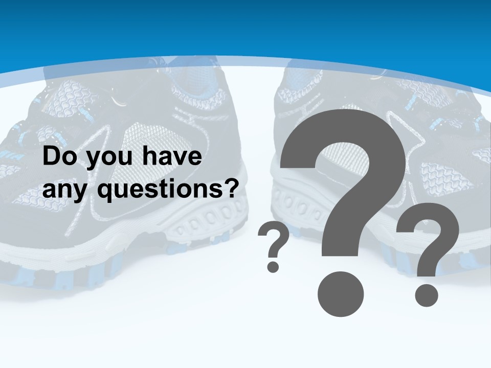 Modern Style Sneakers PowerPoint Template