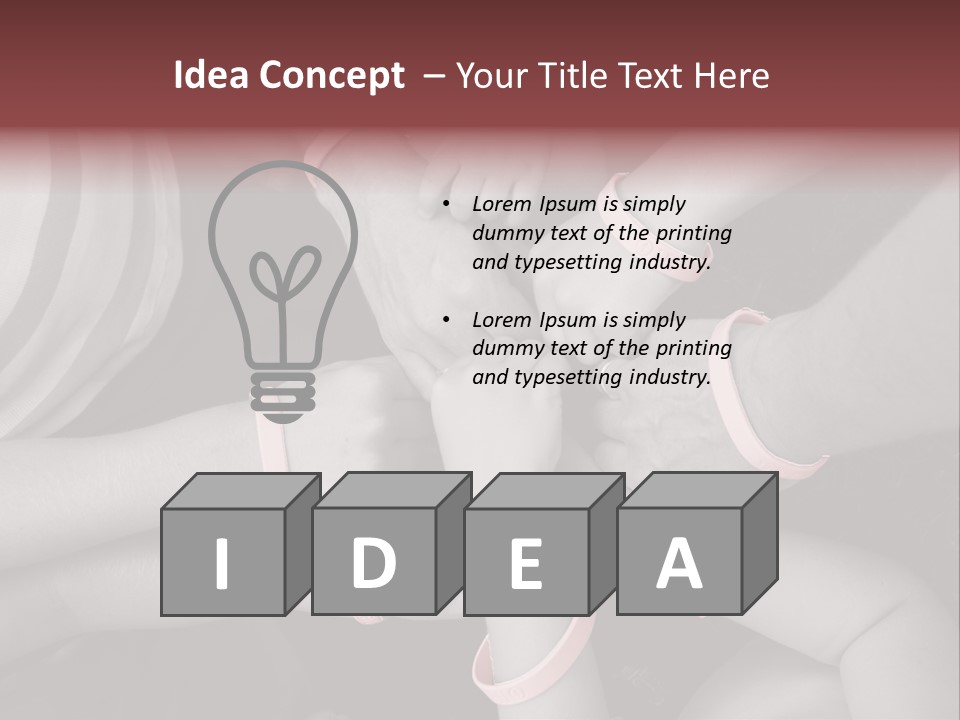 Prayer Unity Surgery PowerPoint Template