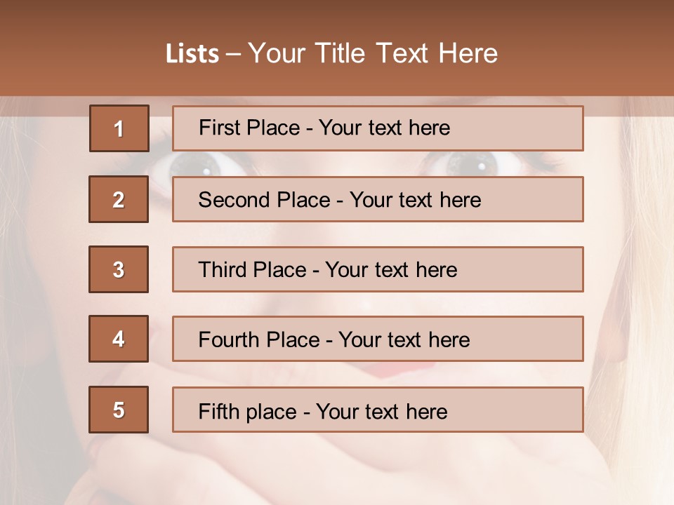 Hearsay Sound Amazed PowerPoint Template