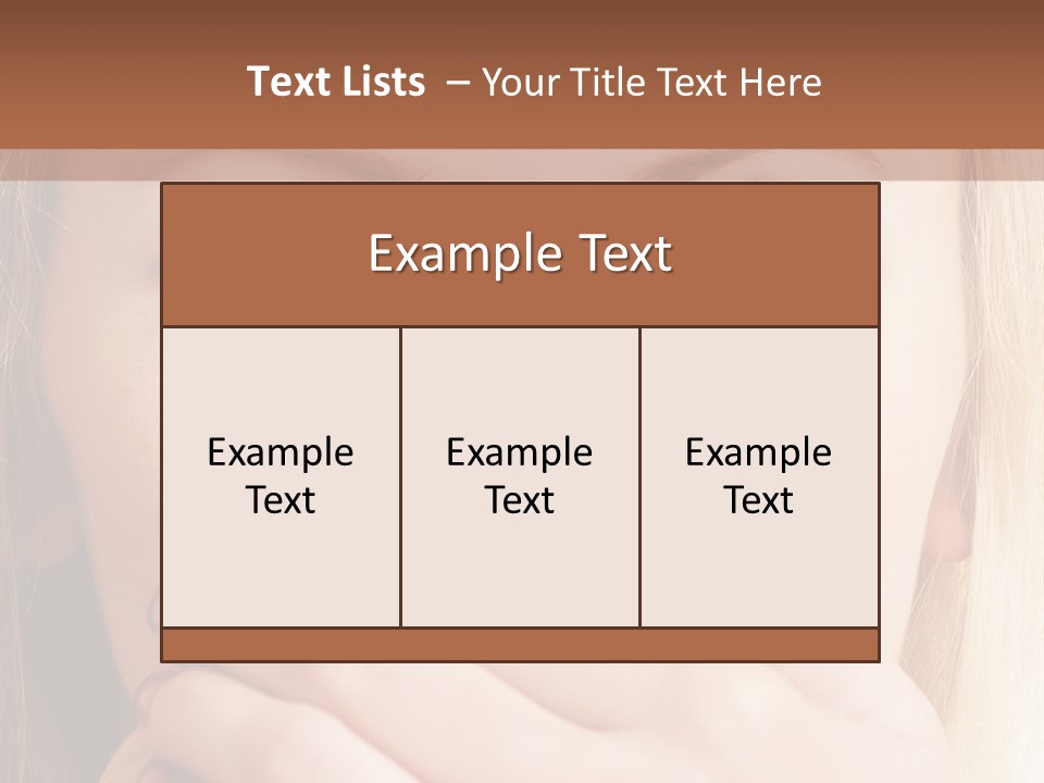 Hearsay Sound Amazed PowerPoint Template