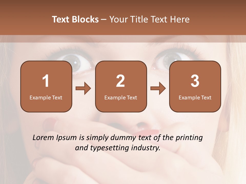 Hearsay Sound Amazed PowerPoint Template