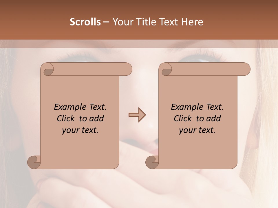 Hearsay Sound Amazed PowerPoint Template