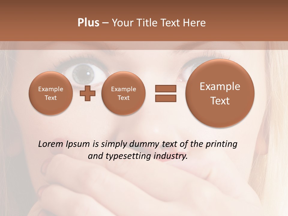 Hearsay Sound Amazed PowerPoint Template