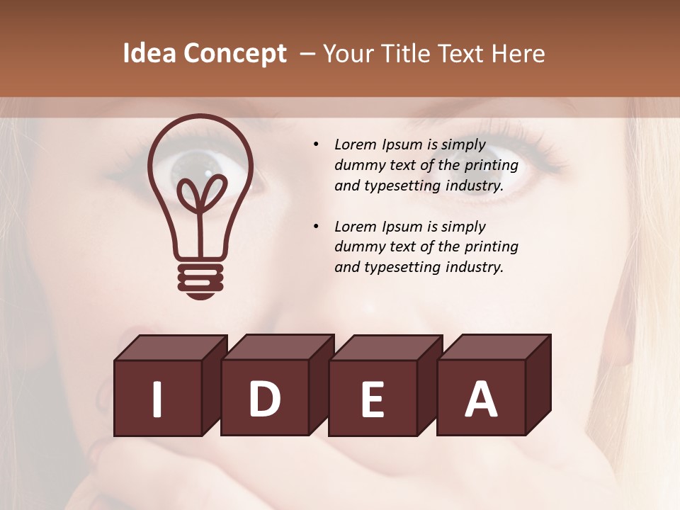 Hearsay Sound Amazed PowerPoint Template