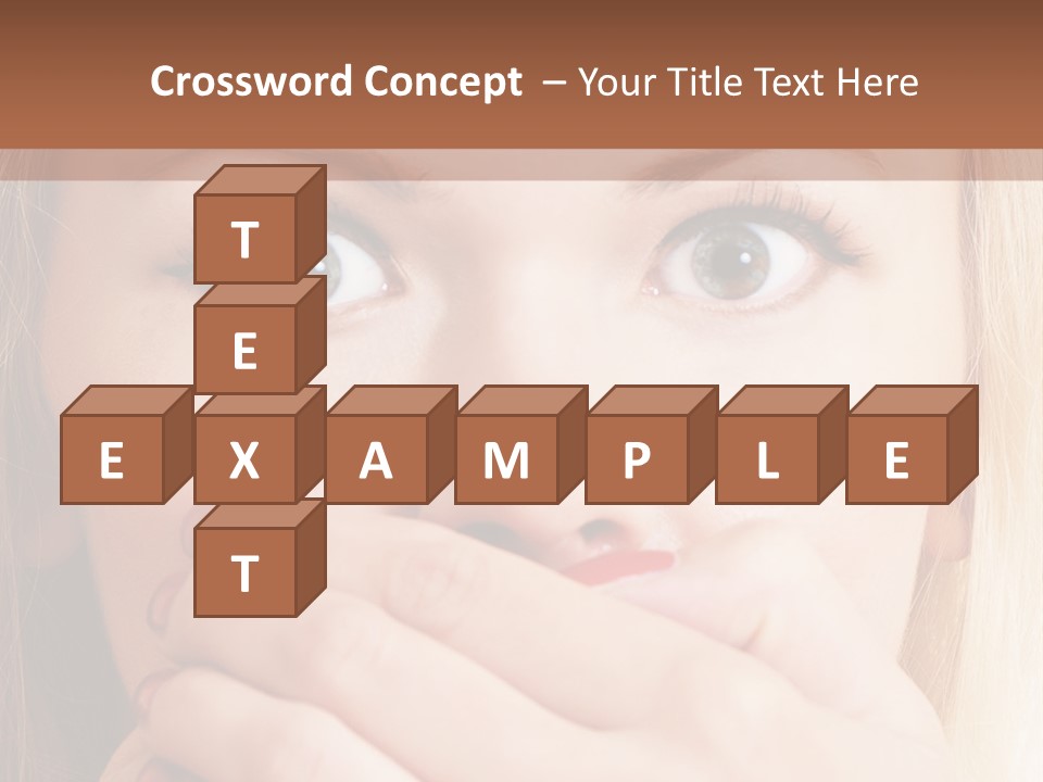 Hearsay Sound Amazed PowerPoint Template