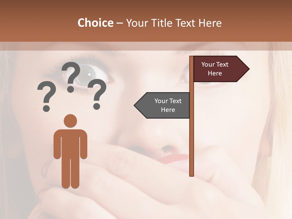 Hearsay Sound Amazed PowerPoint Template