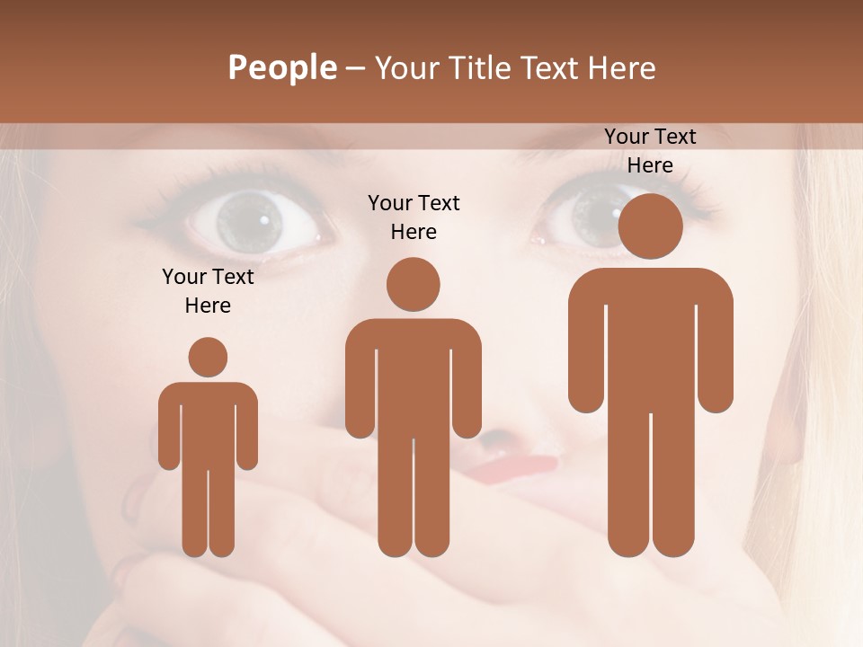 Hearsay Sound Amazed PowerPoint Template